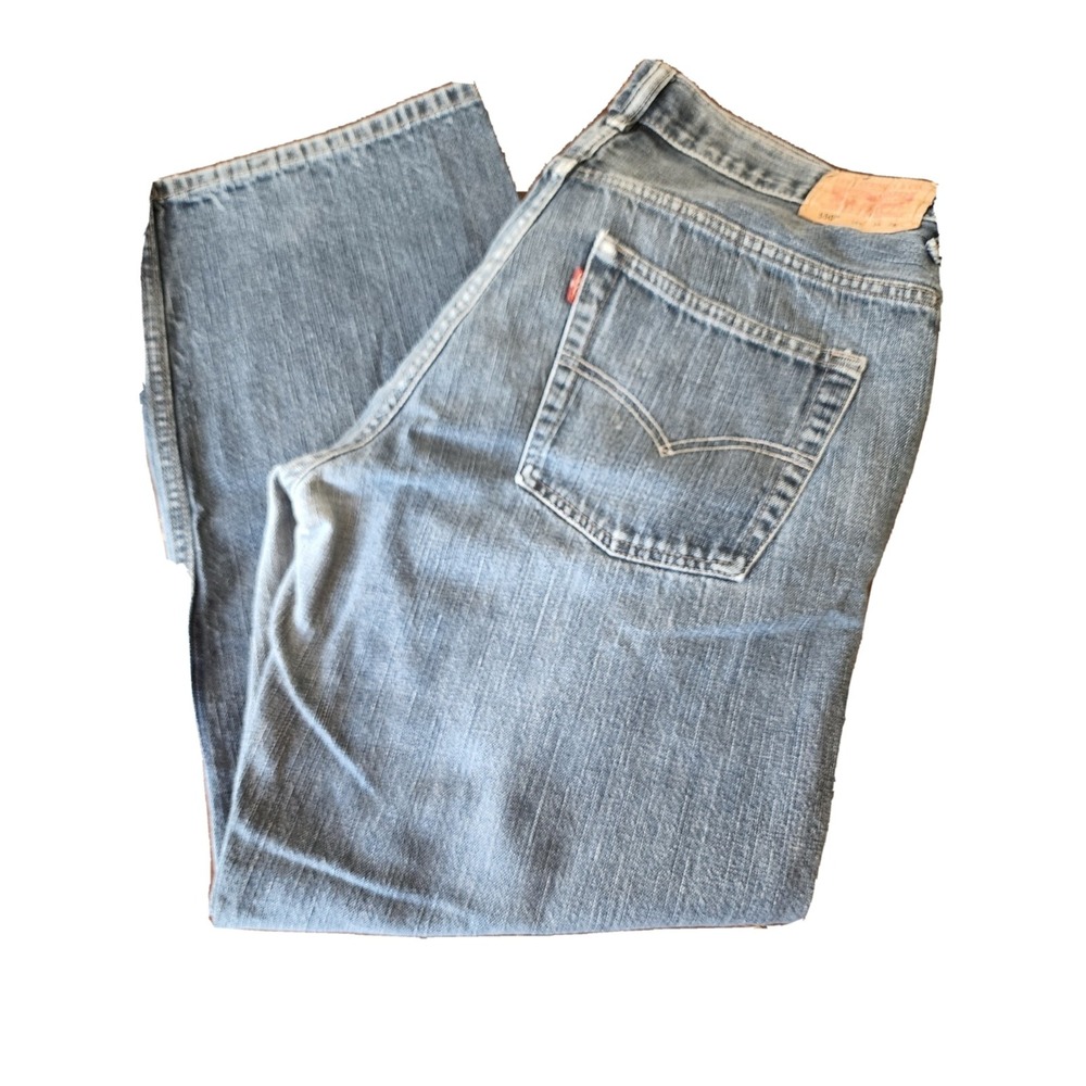 Levis 550 Relaxed 16 Husky Mens Jeans distressed